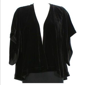 Eileen Fisher Velvet Kimono Cardigan Top S
